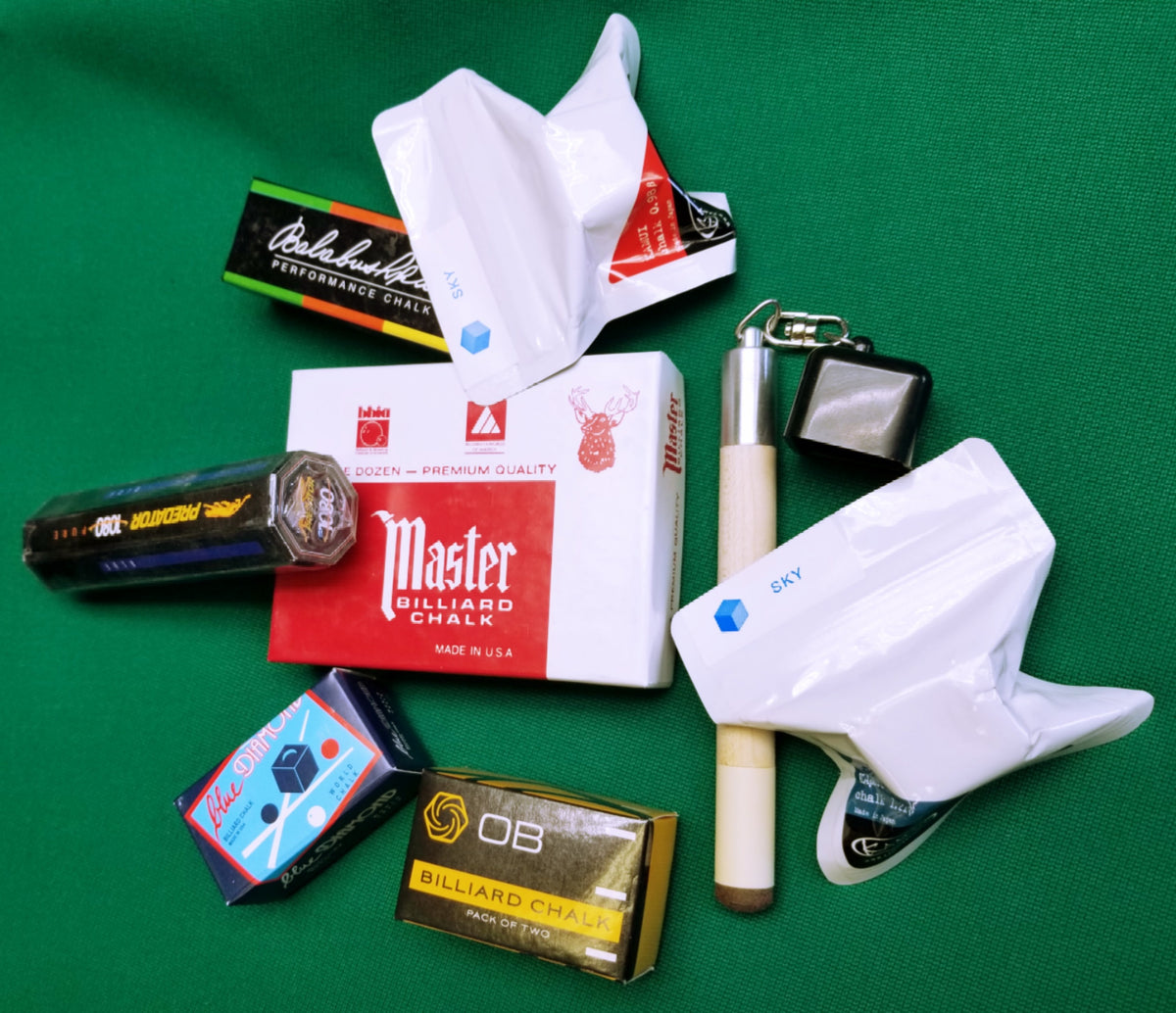 Billiard Chalk & Holders Shays Billiards Supply & Service LLC